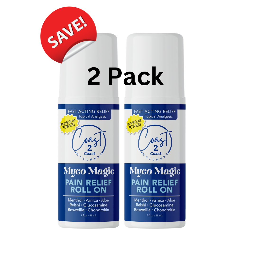 Myco Magic Mushroom Pain Relief Roll On- 2 Pack